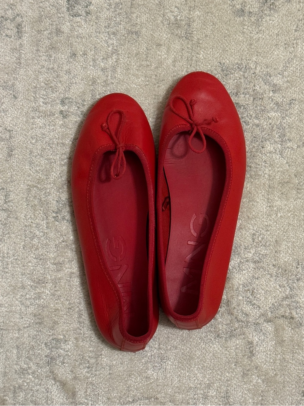 Red Mango Ballet Flats with Bow